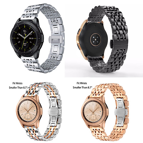 

Apply the samsung Galaxy watch Active seven bead steel belt hook stainless steel strap