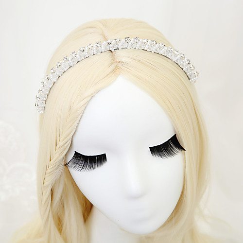 

Crystal / Imitation Pearl / Rhinestone Headbands with Rhinestone / Crystal / Imitation Pearl 1 Piece Wedding Headpiece