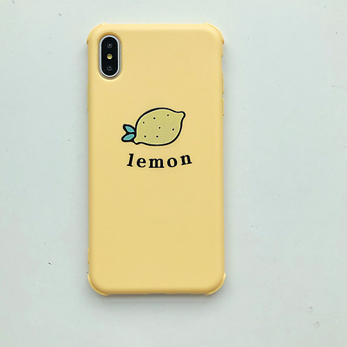 

Case For Apple iPhone XS / iPhone XR / iPhone XS Max Ultra-thin / Pattern Back Cover Food / Cartoon TPU