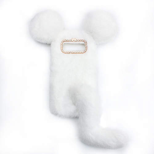 

Phone Case For Samsung Galaxy Back Cover S9 S9 Plus S8 Plus S8 S8 Edge S7 Active S7 edge S7 S10 S10 Rhinestone Plush Animal TPU