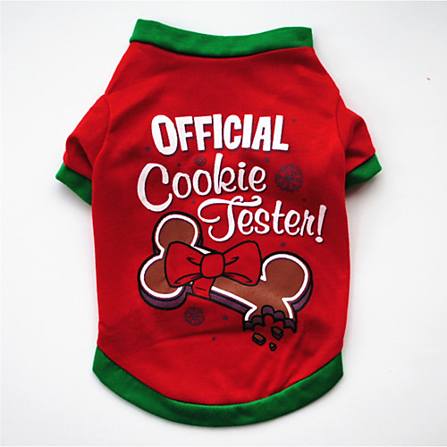 

Dog Costume Puppy Clothes Slogan Cosplay Christmas Winter Dog Clothes Puppy Clothes Dog Outfits Red Costume for Girl and Boy Dog Polyster XS S M L