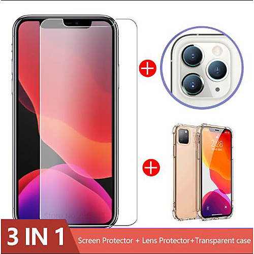 

3-in-1 Case Camera Glass For iphone 11 pro max Screen Protector Iphone Xr Lens Glass On iphone 11 pro max protective Glass