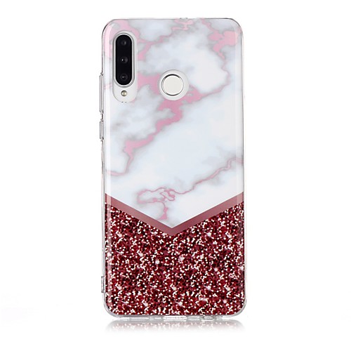 

Case For Huawei Huawei P30 / Huawei P30 Pro / Huawei P30 Lite Ultra-thin / Pattern Back Cover Marble TPU