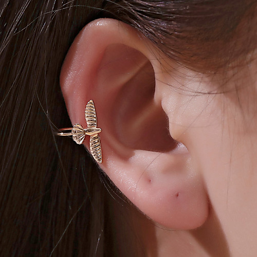 

Women's Ear Cuff Classic Bird Korean Fashion Modern Cute Earrings Jewelry Black / Gold / Silver For Daily Street Holiday Work 1pc