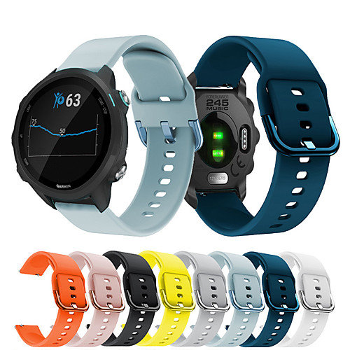 

Watch Band For Forerunner 245M / 245 / Vivoactive HR / Vivoactive 3 / Garmin Sport Band Silicone Wrist Strap
