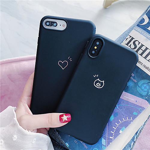 

Heart Pig Pattern TPU Case For Apple iPhone 11 Pro Max 8 Plus 7 Plus 6 Plus Max Back Cover