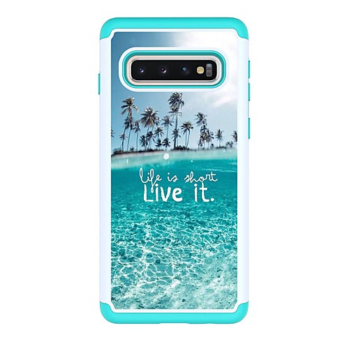 

Case For Samsung Galaxy S9 / S9 Plus / S8 Plus Shockproof / Pattern Back Cover Scenery PU Leather