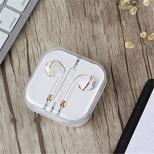 

3.5mm In-ear Earphone Wired Earphones earbud headset Stereo With Box For IPhone 4 s 5 5s 6 6s 6splus For Ipad 2 3 4 Mini Mp3 Mp4