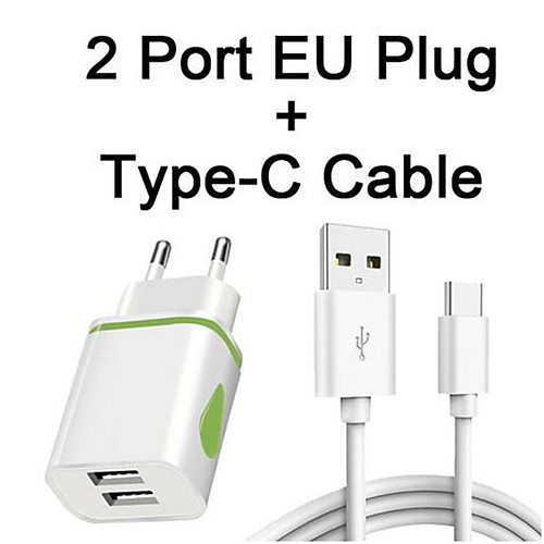 

EU Charger Type C Cable For Xiaomi Pocophone Poco F1 A2 A1 8 Mix 2S Max 3 TypeC Cables Type-C USB C Wire Charging Line