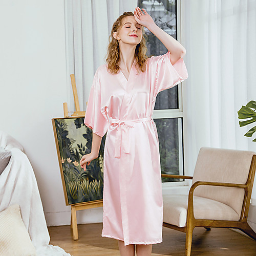 

Normal POLY Robes Gender Neutral Solid Colored Wedding Cinch Cord Wedding