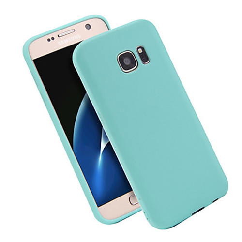 

Case For Samsung Galaxy S7 edge Shockproof / Ultra-thin / Frosted Back Cover Solid Colored TPU