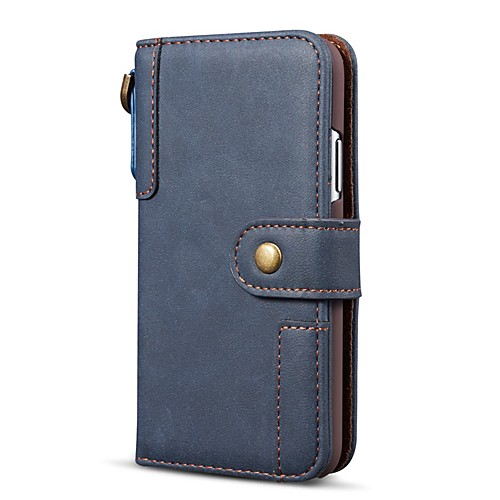 

Phone Case For Apple Full Body Case Leather Wallet Card iPhone 12 Pro Max 11 SE 2020 X XR XS Max 8 7 6 iPhone 11 iPhone 11 Pro iPhone 11 Pro Max Wallet Card Holder Shockproof Solid Color Genuine