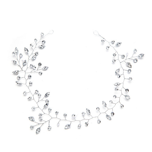 

Rhinestone / Alloy Headdress with Rhinestone 1 Piece Wedding Headpiece