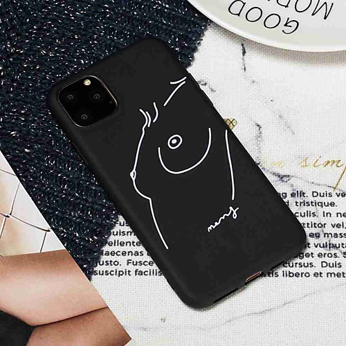 

Case For Apple iPhone 11 / iPhone 11 Pro / iPhone 11 Pro Max Frosted / Pattern Back Cover Sexy Lady TPU