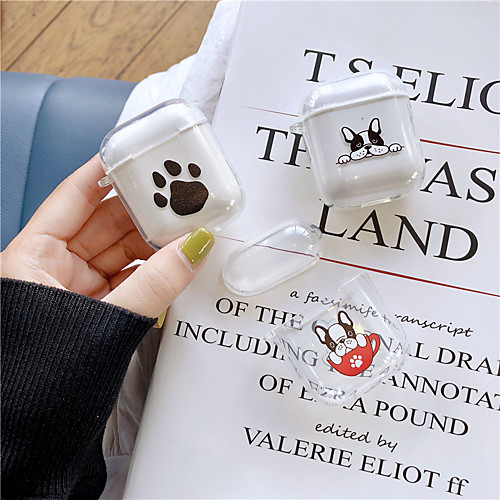 

AirPods Case TPU Soft Lovely Dog Pattern Portable For AirPods1 AirPods2 (AirPods Charging Case Not Included)