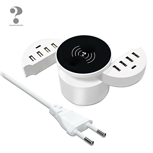 

Nillkin Smart Plug YC-CDA16W for Living Room / Study / Bedroom Smart / Creative / Wireless Charging Wired USB 100-240 V