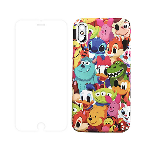 

Case With Screen Protect For Apple iPhone 11 / iPhone 11 Pro / iPhone 11 Pro Max Dustproof / Frosted / Pattern Back Cover Cartoon PC for iPhone 7 / 7 P / 8 / 8 P/ 6 /6 Plus / X/XS/XR/XS MAX