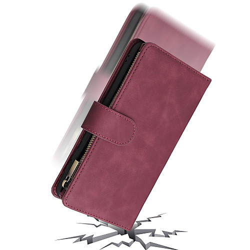 

Phone Case For Samsung Galaxy Full Body Case A10 A50 A40 A70 Galaxy A20e Card Holder Shockproof Solid Color TPU