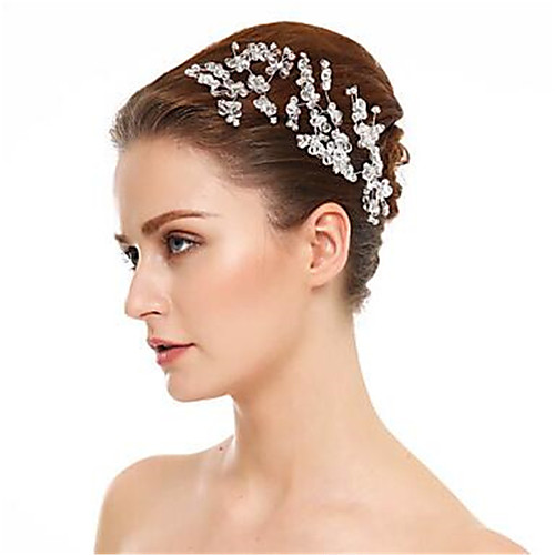 

Crystal / Rhinestone Hair Pin with Rhinestone / Crystal 3 Pieces Wedding Headpiece