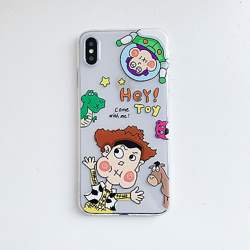 

Case For Apple iPhone 11 / iPhone 11 Pro / iPhone 11 Pro Max Ultra-thin / Pattern Back Cover Transparent / Cartoon TPU