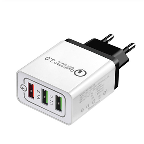 

Fast Charger / Portable Charger USB Charger EU Plug QC 3.0 1 USB Port 3.5 A 100~240 V for Universal
