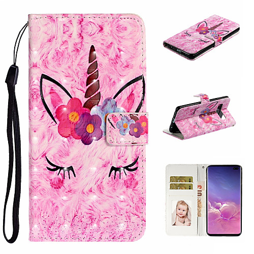 

Case For Samsung Galaxy S9 / S9 Plus / S8 Plus Wallet / Card Holder / Shockproof Full Body Cases Animal PU Leather