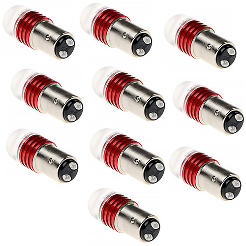 

10pcs Car Lights LED Brake Light 1157 BA15D 5630 3 SMD Red White Auto Turn Signal Light P21W BAY15D 12V