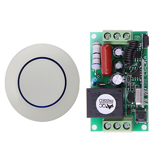 

AC220V 1CH Relay Switch /10A Relay With NO NC COM/Learning Code Receiver For Light/LED Power ON OFF / 433mhz