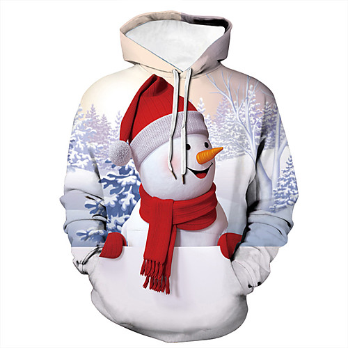 

Men's Hoodie Tie Dye 3D Hooded Halloween Casual Halloween Hoodies Sweatshirts Rainbow