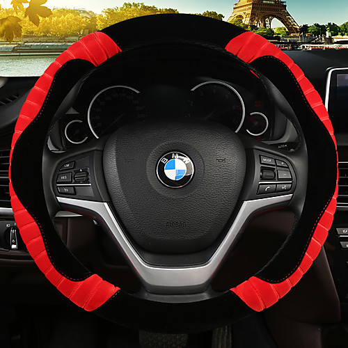 

new plush put set cute cartoon lady Korean winter warm car steering wheel set