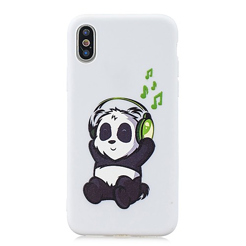 

Case For Apple iPhone XS / iPhone XR / iPhone X Ultra-thin / Pattern Back Cover Panda TPU