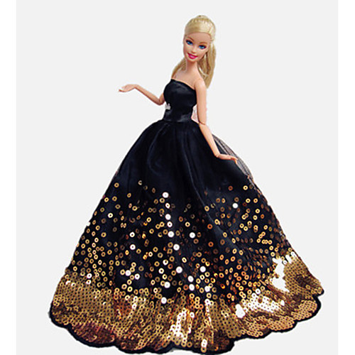 

Doll Dress Party / Evening For Barbiedoll Lace Organza Dress For Girl's Doll Toy / Kids