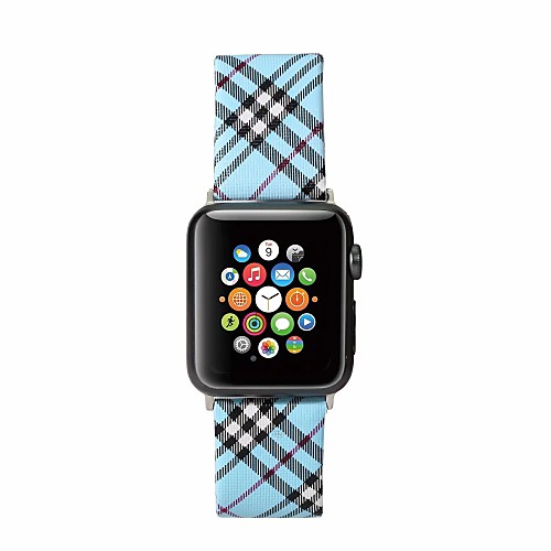 

Watch Band for Apple Watch Series 5/4/3/2/1 Apple Burberry Style Classic Buckle Wrist Strap