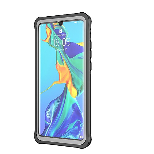 

Phone Case For Huawei Back Cover Huawei P30 Huawei P30 Pro Huawei Mate 20 pro Huawei Mate 20 Shockproof Solid Color Silicone Silica Gel