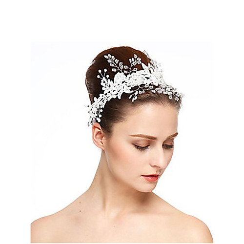 

Crystal / Imitation Pearl / Rhinestone Headbands with Rhinestone / Crystal / Imitation Pearl 1 Piece Wedding Headpiece