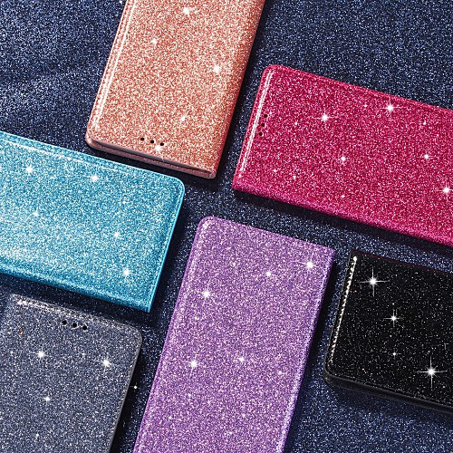 

Case For Huawei Huawei P20 Pro / Huawei P20 lite / Huawei P30 Card Holder / Glitter Shine Full Body Cases Solid Colored / Tile PU Leather