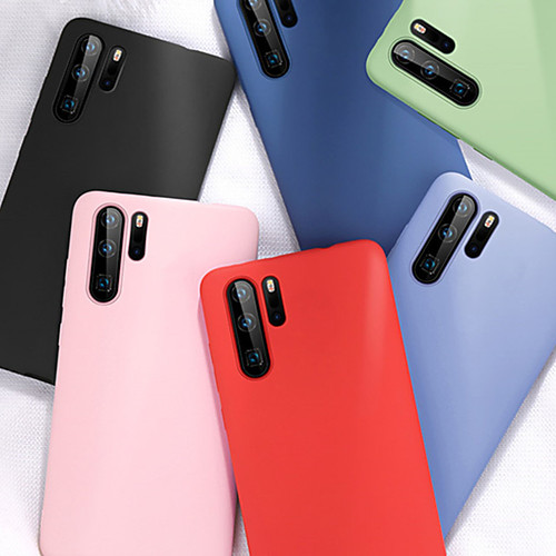 

Phone Case For Huawei Back Cover Huawei P20 Huawei P20 Pro Huawei P20 lite Huawei P30 Huawei P30 Pro Huawei P30 Lite Ultra-thin Solid Color Silicone Silica Gel