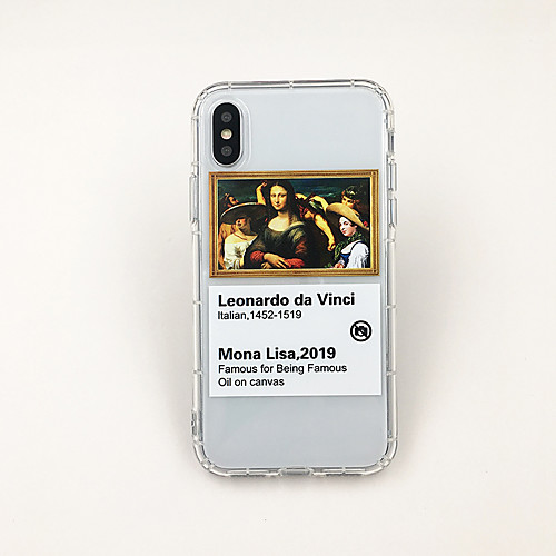 

Case For Apple iPhone XS / iPhone XR / iPhone XS Max Ultra-thin / Transparent / Pattern Back Cover Transparent / Cartoon TPU