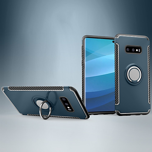 

Phone Case For Samsung Galaxy Back Cover S10 S10 Lite Galaxy S10 5G Shockproof Ring Holder Armor Armor PC