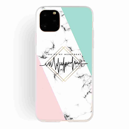 

Case For Apple iPhone 11 / iPhone 11 Pro / iPhone 11 Pro Max Frosted / Pattern Back Cover Marble TPU