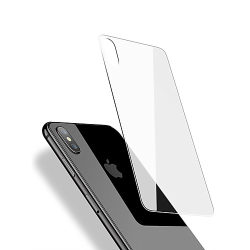 

Full Screen Cover 9H Hard Back Screen Protector Tempered Glass For iPhone X Dorsal membrane