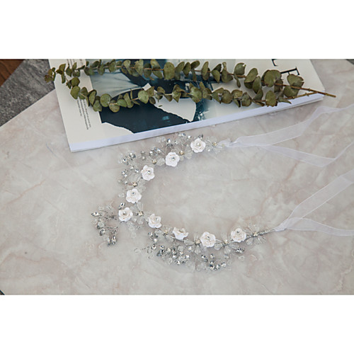 

Other Material / Crystal / Rhinestone Headbands with Rhinestone / Crystal 1 Piece Wedding Headpiece