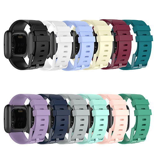 

Watch Band for Fitbit Versa / Fitbi Versa Lite / Fitbit Versa 2 Fitbit Sport Band Silicone Wrist Strap