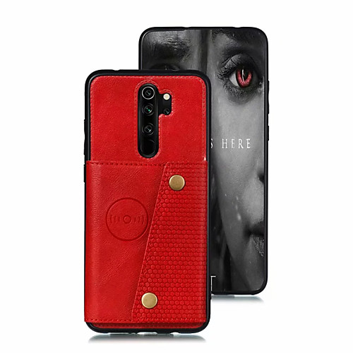 

Case For Xiaomi Xiaomi Mi 9T / Xiaomi Mi 9T Pro / Redmi Note 7 Card Holder Back Cover Solid Colored PU Leather / TPU