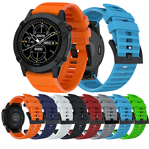 

Smartwatch Band for Garmin Fenix 6/ 6Pro/ 5 / 5Plus/ Forerunner 945 / 935/ S60 Sport Band Soft Comfortable Silicone QuickFit Wrist Strap 22mm