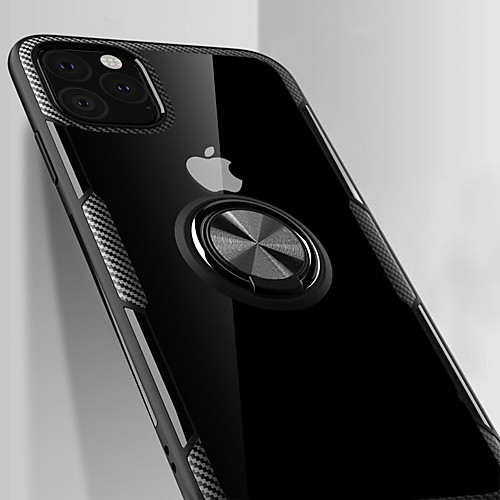 

Case For Apple iPhone 11 / iPhone 11 Pro / iPhone 11 Pro Max Ring Holder / Ultra-thin / Transparent Back Cover Transparent / Solid Colored TPU
