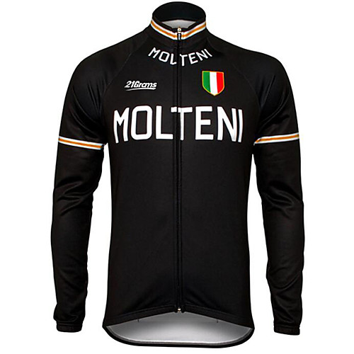 

Men's Long Sleeve Cycling Jersey Winter Polyester Purple Yellow Red Solid Color Bike Pants Jersey Top Mountain Bike MTB Road Bike Cycling UV Resistant Quick Dry Breathable Sports Clothing Apparel