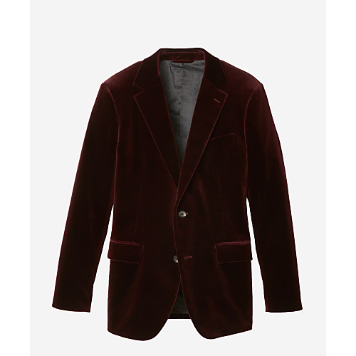

Wine red Velvet custom suit