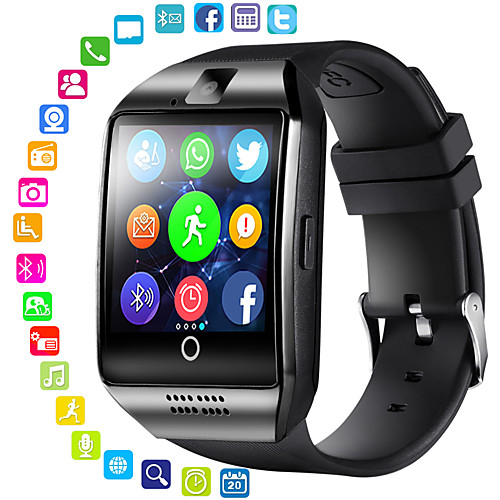 

Men's Women's Sport Watch Smartwatch Digital Watch Digital Silicone Black Bluetooth Remote Control / RC GPS Watch Digital Casual Square Fashion - Black White Silver / Stopwatch