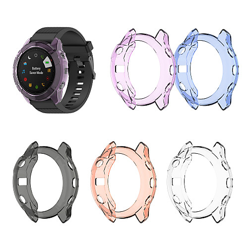 

Cases For Garmin fenix 6x TPU Screen Protector Smart Watch Case Compatibility